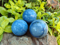 Polished Blue Marble Sphere-Balls - Sold Per Item - From China