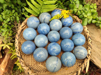 Polished Blue Marble Sphere-Balls - Sold Per Item - From China