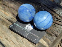 Polished Blue Marble Sphere-Balls - Sold Per Item - From China