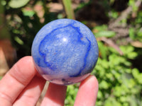 Polished Blue Marble Sphere-Balls - Sold Per Item - From China