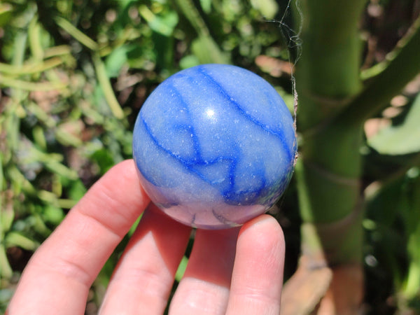 Polished Blue Marble Sphere-Balls - Sold Per Item - From China