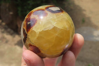 Polished Septerye Spheres x 6 From Mahajanga, Madagascar