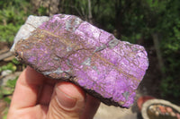 Natural Metallic Purpurite Cobbed Specimens x 6 From Erongo, Namibia