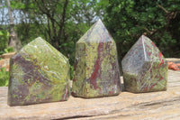 Polished Dragons Blood Stone Points x 6 From Tshipise, South Africa