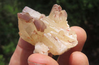 Natural Red Hematoid Quartz Crystal Specimens x 35 From Zimbabwe