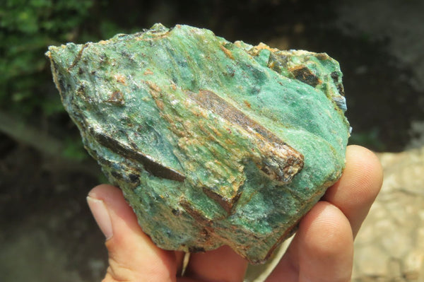 Natural Kyanite In Fuchsite Matrix Specimens x 5 From Zimbabwe