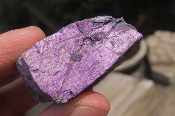 Natural Metallic Purpurite Specimens x 35 From Erongo, Namibia