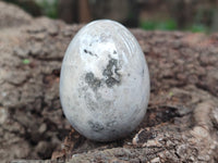 Polished Mini White Ocean Jasper Eggs x 15 From Madagascar