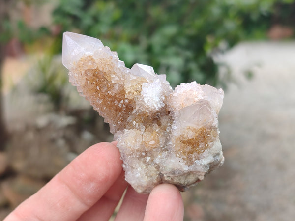 Natural Amethyst Spirit Quartz Clusters x 16 From Boekenhouthoek, South Africa