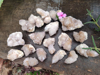 Natural Amethyst Spirit Quartz Clusters x 16 From Boekenhouthoek, South Africa