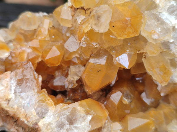 Natural Limonite Quartz Geodes x 3 From Zambia