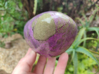 Polished Stichtite and Serpentine Standing Free Forms x 2 From Barberton, South Africa