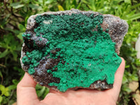 Natural Ball Malachite On Quartz Matrix Specimens x 2 From Kambove, Congo