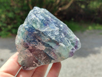 Natural Watermelon Fluorite Cobbed Specimens x 4 From Uis, Namibia