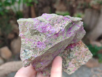 Natural Stichtite and Serpentine Cobbed Specimens x 5 From Barberton, South Africa