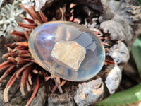 Polished Extra Rare 1980's Rutile Quartz In Resin Egg - Sold Per Item - From Brazil