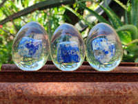 Polished Lapis Lazuli Specimen In Resin Egg - Sold Per Item - From Afghanistan