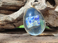 Polished Lapis Lazuli Specimen In Resin Egg - Sold Per Item - From Afghanistan