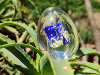 Polished Lapis Lazuli Specimen In Resin Egg - Sold Per Item - From Afghanistan