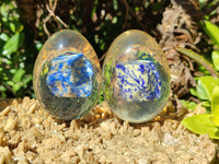 Polished Lapis Lazuli Specimen In Resin Egg - Sold Per Item - From Afghanistan