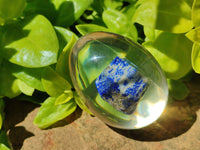 Polished Lapis Lazuli Specimen In Resin Egg - Sold Per Item - From Afghanistan