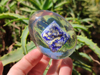 Polished Lapis Lazuli Specimen In Resin Egg - Sold Per Item - From Afghanistan