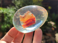 Polished Carnelian In Resin Egg - Sold Per Item - From Madagascar