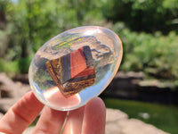 Polished Marble Bar Tiger Iron Jasper In Resin Egg - Sold Per Item - From Australia