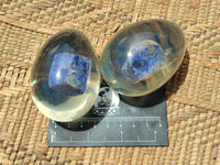 Polished Sodalite In Resin Egg - Sold Per Item - From Kunene River, Namibia