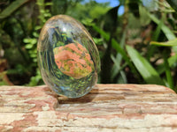 Polished Unakite In Resin Egg - Sold Per Item - From Messina, South Africa