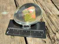 Polished Unakite In Resin Egg - Sold Per Item - From Messina, South Africa