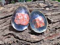 Polished Brecciated Jasper In Resin Egg - Sold Per Item - From Northern Cape, South Africa