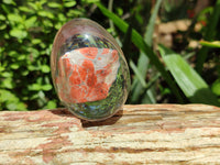 Polished Brecciated Jasper In Resin Egg - Sold Per Item - From Northern Cape, South Africa