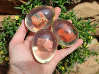 Polished Brecciated Jasper In Resin Egg - Sold Per Item - From Northern Cape, South Africa