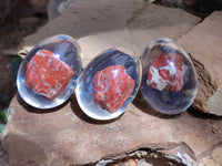 Polished Brecciated Jasper In Resin Egg - Sold Per Item - From Northern Cape, South Africa