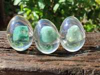 Polished Aventurine In Resin Egg - Sold Per Item - From Zimbabwe