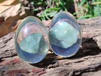 Polished Aventurine In Resin Egg - Sold Per Item - From Zimbabwe