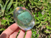 Polished Aventurine In Resin Egg - Sold Per Item - From Zimbabwe