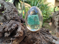 Polished Aventurine In Resin Egg - Sold Per Item - From Zimbabwe