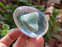 Polished Aventurine In Resin Egg - Sold Per Item - From Zimbabwe