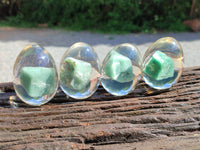 Polished Aventurine In Resin Egg - Sold Per Item - From Zimbabwe