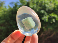 Polished Aventurine In Resin Egg - Sold Per Item - From Zimbabwe