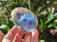 Polished Lapis Lazuli Specimen In Resin Egg - Sold Per Item - From Afghanistan