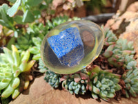 Polished Lapis Lazuli Specimen In Resin Egg - Sold Per Item - From Afghanistan