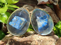 Polished Lapis Lazuli Specimen In Resin Egg - Sold Per Item - From Afghanistan