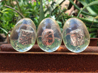 Polished Snakeskin Rhyolite Jasper Specimen In Resin Egg - Sold Per Item - From Australia