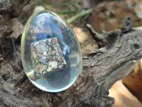 Polished Snakeskin Rhyolite Jasper Specimen In Resin Egg - Sold Per Item - From Australia