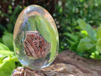 Polished Snakeskin Rhyolite Jasper Specimen In Resin Egg - Sold Per Item - From Australia