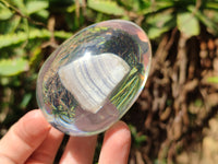 Polished Namibian Blue Lace Agate Specimen In Resin Egg - Sold Per Item - From Namibia