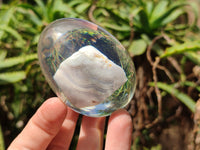 Polished Namibian Blue Lace Agate Specimen In Resin Egg - Sold Per Item - From Namibia